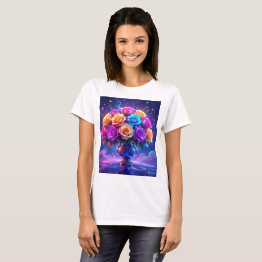 Vibrant Bouquet Tシャツ (正面フル)