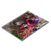 Vibrant Calla Lily and Purple Floral Notebook ノートブック (左側)