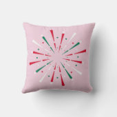 Vibrant Celebration Confetti, Fireworks  クッション (裏面)