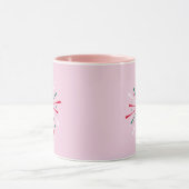 Vibrant Celebration Confetti, Fireworks  マグカップ (中央)