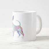 Vibrant Chihuahua Giant Mug ジャンボコーヒーマグカップ (正面右)