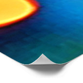 Vibrant Christmas Ornament Sparkle Design ポスター (角)