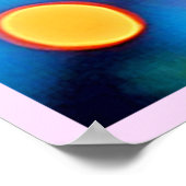 Vibrant Christmas Ornament Sparkle Design ポスター (角)