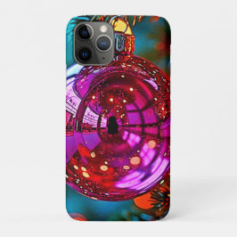 Vibrant Christmas Ornament Sparkle Design iPhone 11 Proケース