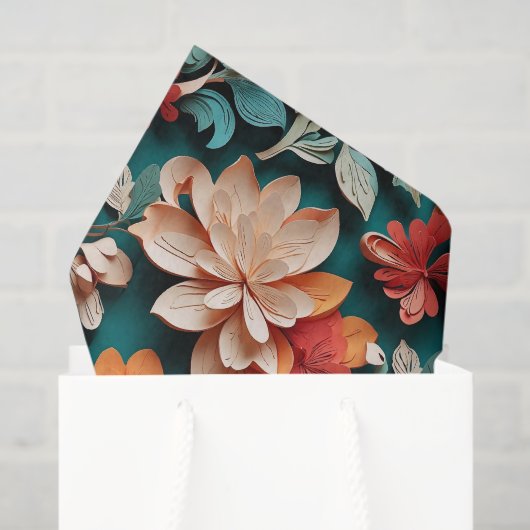 Vibrant Christmas-themed 薄葉紙 (ギフトバッグ)