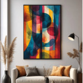 Vibrant Chromatic Harmony キャンバスプリント