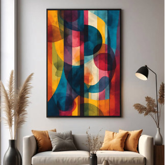 Vibrant Chromatic Harmony キャンバスプリント