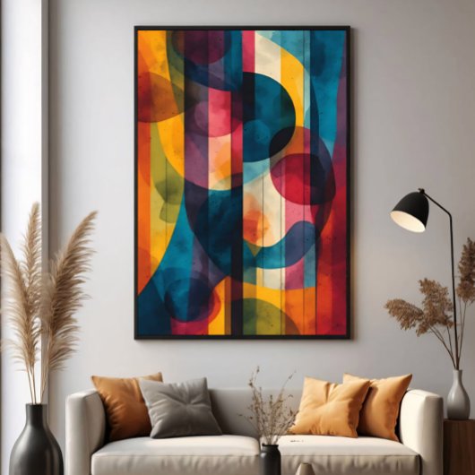Vibrant Chromatic Harmony キャンバスプリント