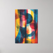 Vibrant Chromatic Harmony キャンバスプリント (正面)