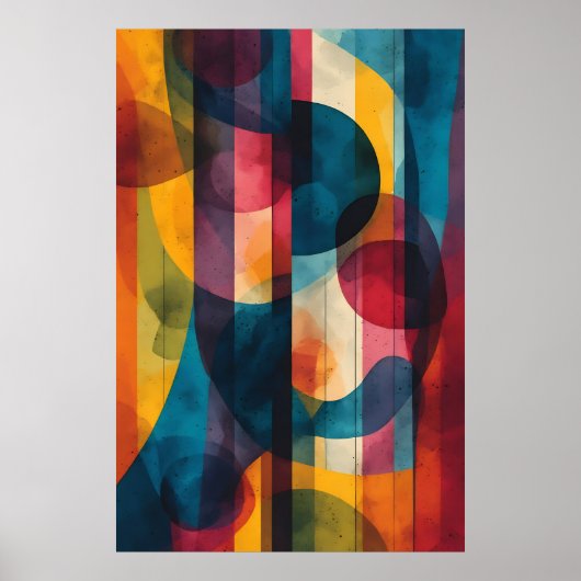 Vibrant Chromatic Harmony ポスター (正面)