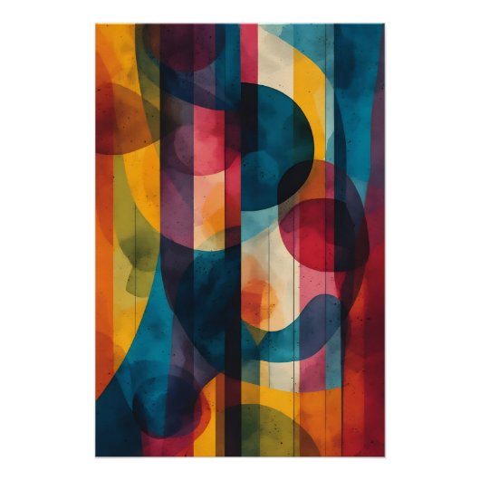 Vibrant Chromatic Harmony ポスター (正面)