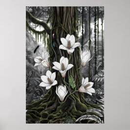 Vibrant Chromatic Lily - Fine Art Botanical ポスター
