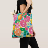 Vibrant Citrus Garden  トートバッグ (クローズアップ)