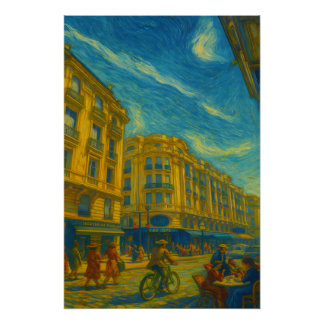 Vibrant City Views ポスター