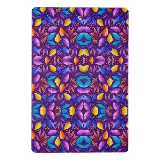 Vibrant clipboard with a symmetrical ミニクリップボード (裏面)