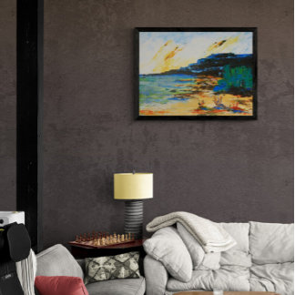 Vibrant Coastal Landscape フォトプリント