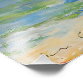 Vibrant Coastal Landscape フォトプリント (角)