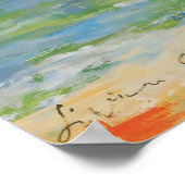 Vibrant Coastal Landscape ポスター (角)