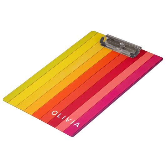 Vibrant Color Aesthetic Pattern クリップボード (アングル)