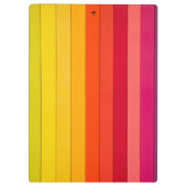 Vibrant Color Aesthetic Pattern クリップボード (裏面)