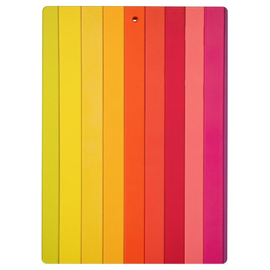 Vibrant Color Aesthetic Pattern クリップボード (裏面)