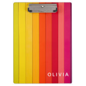 Vibrant Color Aesthetic Pattern クリップボード (正面)