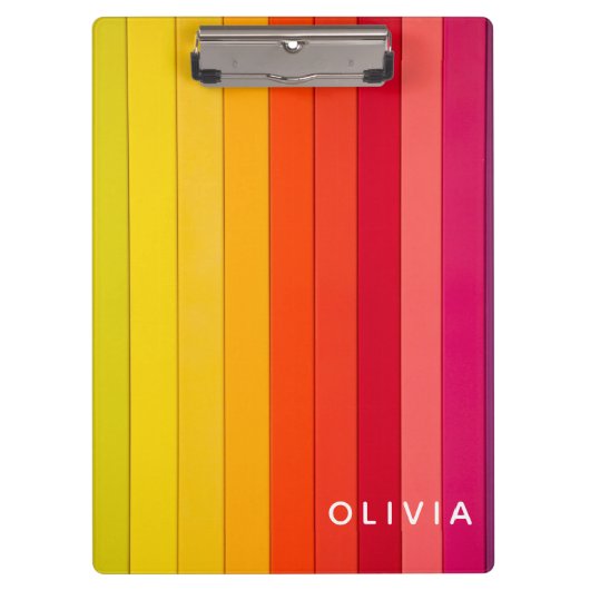 Vibrant Color Aesthetic Pattern クリップボード (正面)
