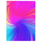 Vibrant Color Aesthetic Pattern クリップボード (裏面)