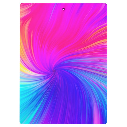 Vibrant Color Aesthetic Pattern クリップボード (裏面)