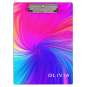 Vibrant Color Aesthetic Pattern クリップボード (正面)