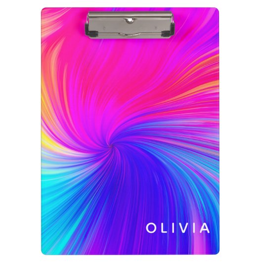 Vibrant Color Aesthetic Pattern クリップボード (正面)