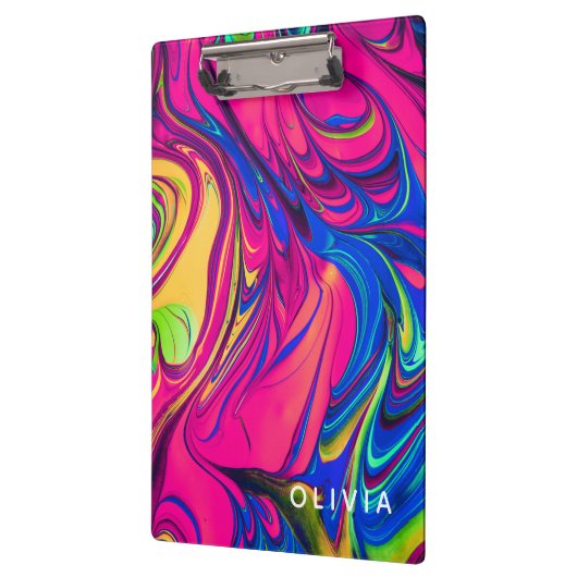 Vibrant Color Aesthetic Pattern クリップボード (左)