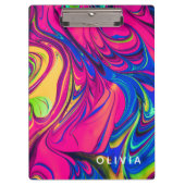 Vibrant Color Aesthetic Pattern クリップボード (正面)