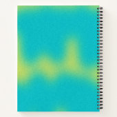 Vibrant Color Aesthetic Pattern ノートブック (裏面)