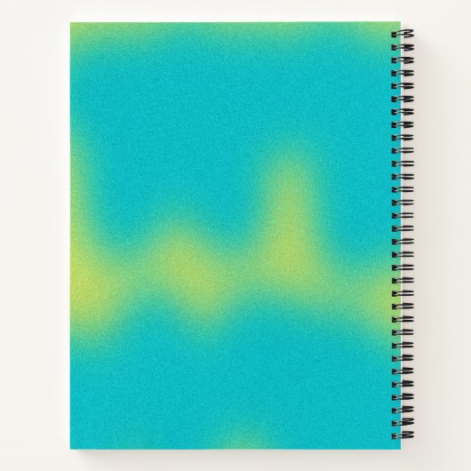 Vibrant Color Aesthetic Pattern ノートブック (裏面)