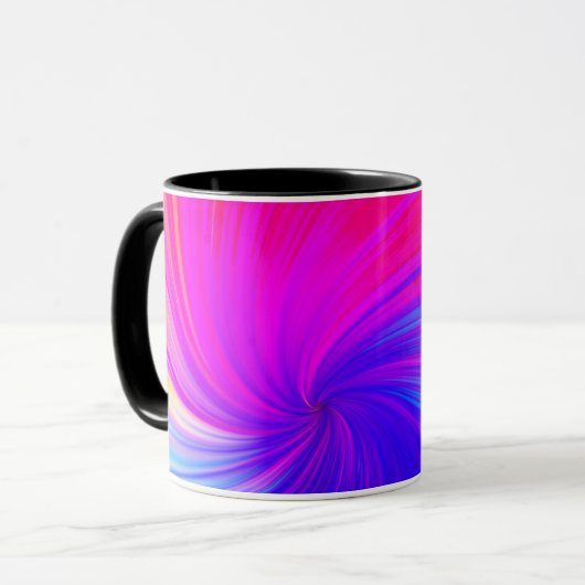 Vibrant Color Aesthetic Pattern マグカップ (正面左)