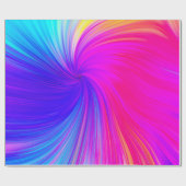 Vibrant Color Aesthetic Pattern ラッピングペーパー (フラット)