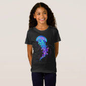 Vibrant Color Glowing Jellyfish Tシャツ (正面フル)