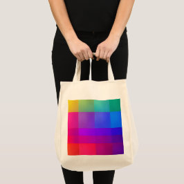 Vibrant Color Grid  トートバッグ