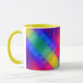 Vibrant Color Grid Mug マグカップ (左)