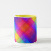 Vibrant Color Grid Mug マグカップ (中央)