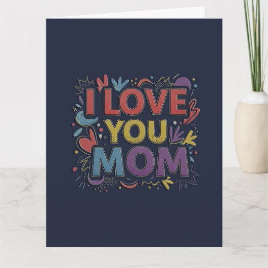 Vibrant Colorful Card / Tarjeta Colores Vibrantes カード (正面)