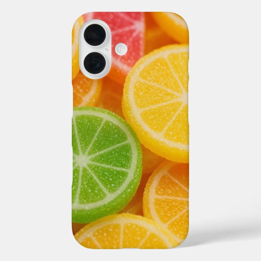 Vibrant Colorful Citrus Candy Slices Case-Mate iPhoneケース (裏面)