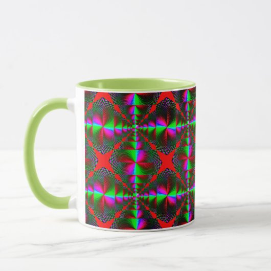 Vibrant Colorful Combo Mug – ぴったりのサイズ、デジタル マグカップ (左)