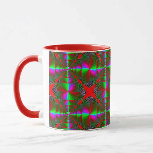 Vibrant Colorful Combo Mug – ぴったりのサイズ、デジタル マグカップ (左)
