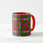 Vibrant Colorful Combo Mug – ぴったりのサイズ、デジタル マグカップ (正面右)