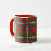 Vibrant Colorful Combo Mug – ぴったりのサイズ、デジタル マグカップ (正面左)