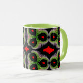 Vibrant Colorful Combo Mug – ぴったりのサイズ、デジタル マグカップ (正面右)