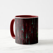 Vibrant Colorful Combo Mug – ぴったりのサイズ、デジタル マグカップ (正面左)