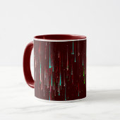 Vibrant Colorful Combo Mug – ぴったりのサイズ、デジタル マグカップ (正面左)